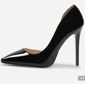 Black “Patent Leather” Pumps